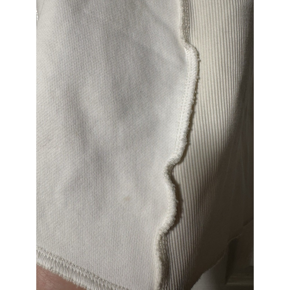 Rare/Self Ivory Sweater Top Sz 4 Patchwork Deconstructed Asymmetrical Architect - Picture 2 of 9